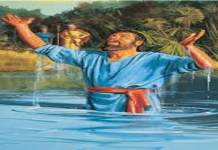 Ketaatan Iman Membawa Kesembuhan Ilustrasi Naman Mandi di Sungai Yordan Sebanyak Tuju Kali dan Memperoleh Kesembuhan