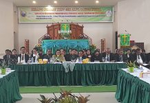 SIDANG JEMAAT KE DUA PULUH EMPAT (XXIV) JEMAAT GKI ALFA OMEGA FURIA KOTA RAJA TAHUN 2025 Foto: Pdt. Noviyola Silahoy, S.Th., MM saat memimpin jalannya Sidang Jemaat Ke-XXIV Jemaat GKI Alfa Omega Furia Indah Kota Raja.